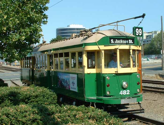 Seattle Melbourne W2 tram 482